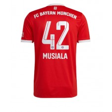 Bayern Munich Jamal Musiala #42 Hjemmedrakt 2022-23 Kortermet